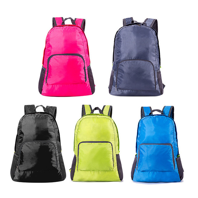 Leisure Outdoor Sports Backpack Folding Backpack Waterproof Portable Skin Bag Men and Women Mountaineering Travel Bag Wholesale