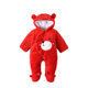 Baby jumpsuit thickened autumn and winter clothes 0 for boys and girls baby ha clothes 1 for newborn autumn clothes winter cotton-padded clothes climbing clothes