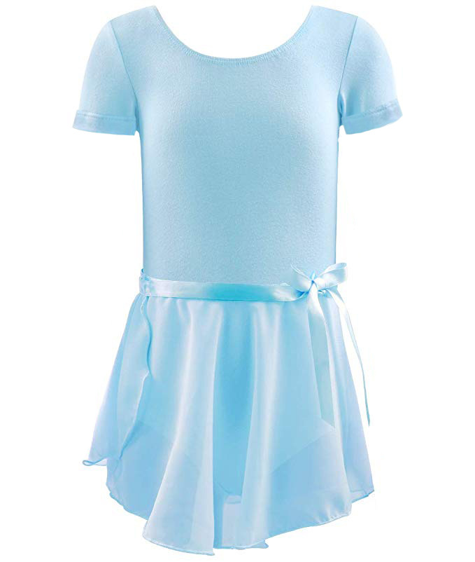 Children's Ballet Dancing Clothes Hot Selling Girls Spring and Summer Short-sleeved Training Clothes Body Children's Performance Clothes