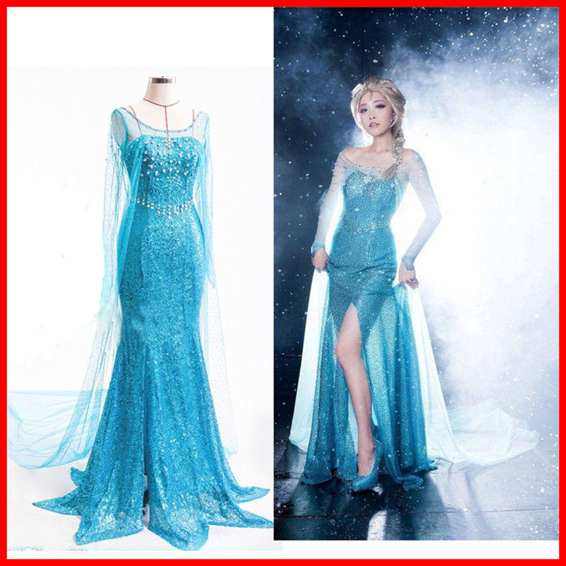 Halloween Costume Character Costume Frozen Princess Dress Aisha Queen Adult Aisha Princess Costume Wholesale