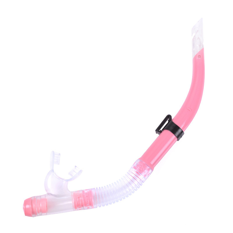 Factory wholesale new snorkeling respirator environmental protection PVC anti-wave semi-dry breathing tube ventilation outdoor diving equipment
