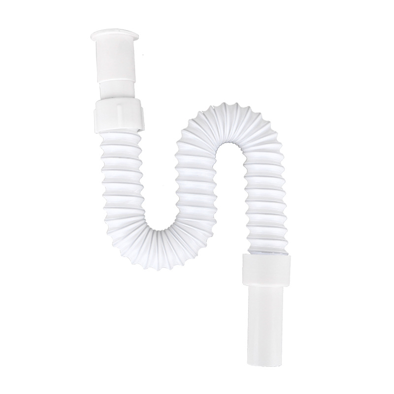 Factory retractable 80cmpvc sewer drain pipe kitchen bathroom wash basin washing machine extension hose