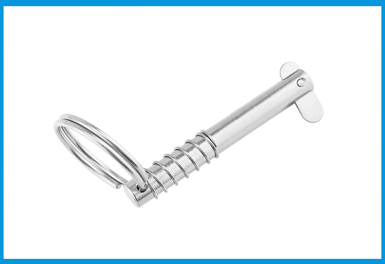 Cross-border Spot 8*76mm stainless steel tongue pin stop pin fast safety pin fast loading and unloading pin