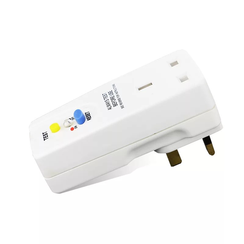 [South Island Factory] British Leakage Protection Plug 13A British Standard PRCD Leakage Protector Socket Hong Kong
