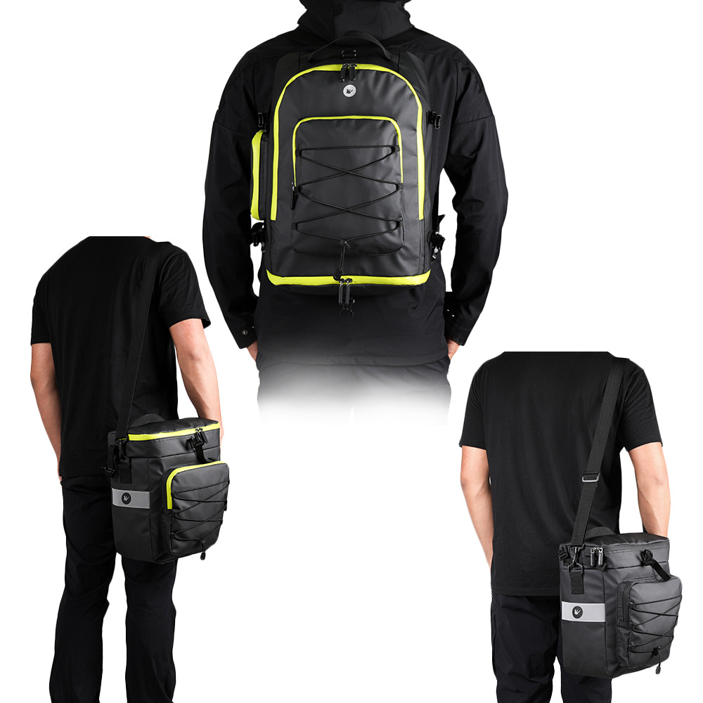 Rhinowalk Rhino Walking Bicycle Bag Three-in-One Multifunctional Rear Shelf Pack Waterproof Bag Cross-Border