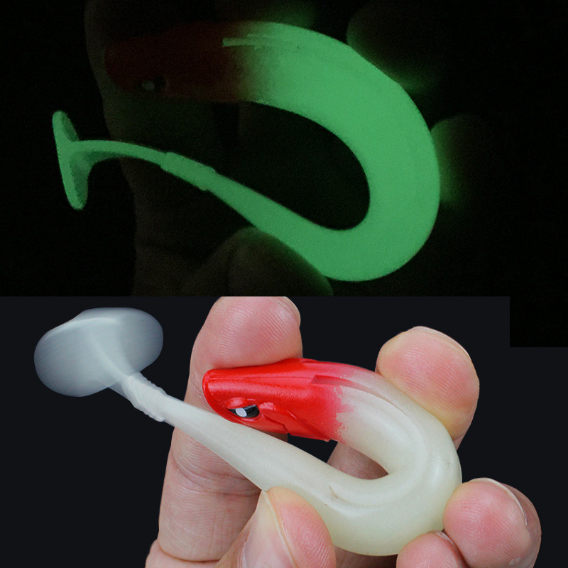 威とt尾軟魚12cm/10g背中に溝付き虹魚pvc材質ソフトシミュレーションルアー|undefined