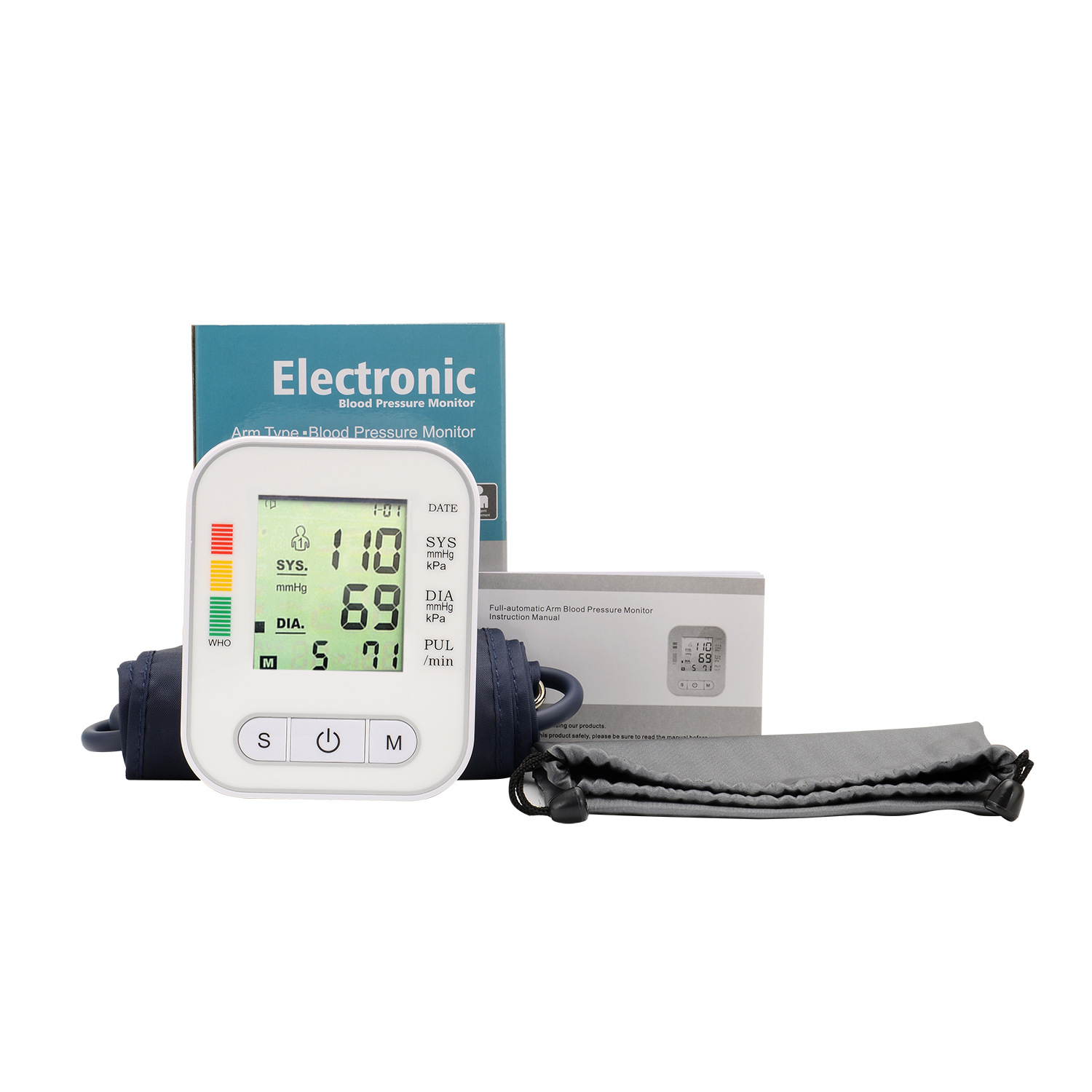 szkia household automatic sphygmomanometer export wholesale arm type precision manometer medical measuring instrument