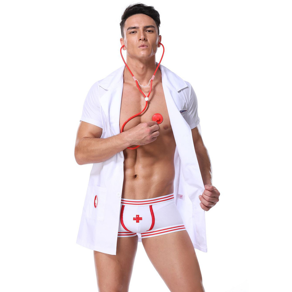 Nightclub Sexy Men's Role Playing Men's Sexy Lingerie Sexy Doctor Male Nurse Sexy Uniform