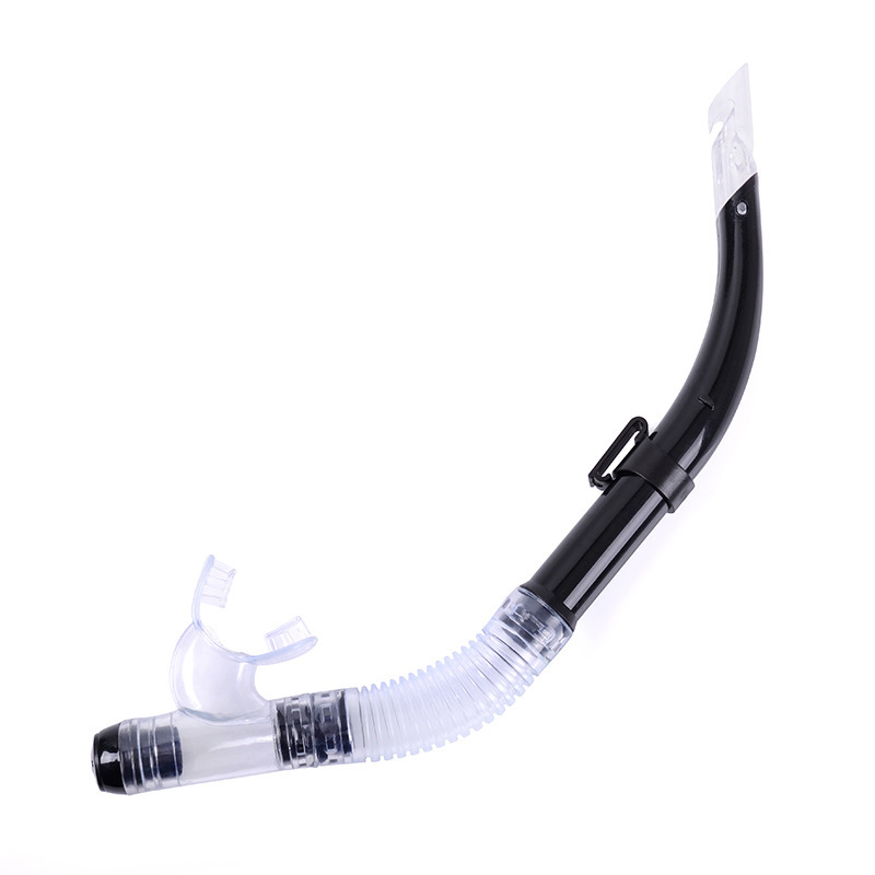 Factory wholesale new snorkeling respirator environmental protection PVC anti-wave semi-dry breathing tube ventilation outdoor diving equipment