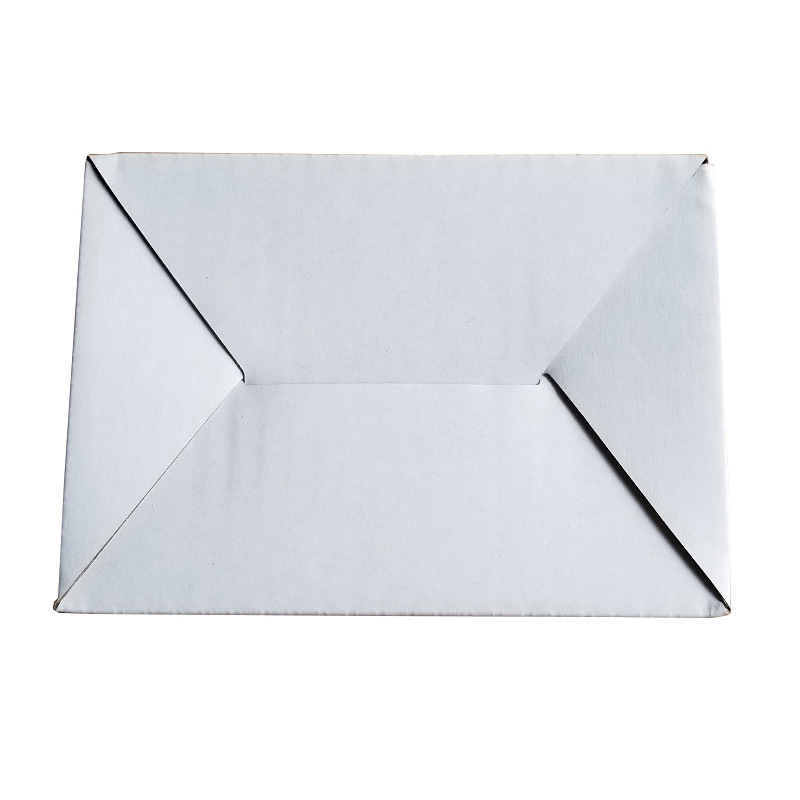 White carton spot packing box three-layer hard packing box express corrugated kraft packaging box white box