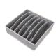 Rice white gray underwear storage box four-piece socks storage box fabric home bra finishing box finishing