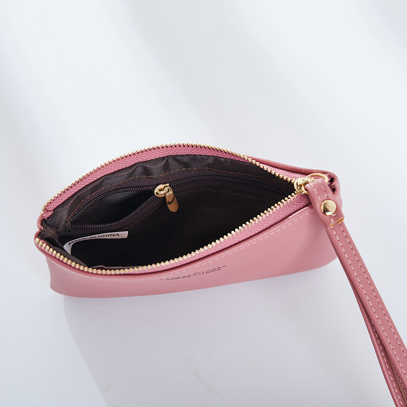 Pierre Louie Simple Women's Small Wallet Korean Style Small Handbag Solid Color Large Capacity Coin Purse Factory Direct Sale