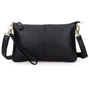 2023 cross-border Fashion Women's bag full top layer cowhide ladies shoulder messenger bag manufacturers wholesale leather clutch bag for women