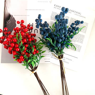 In stock supply high-grade fake flower foam fruit lovesick bean home design matching flower arrangement foreign trade simulation fruit wholesale