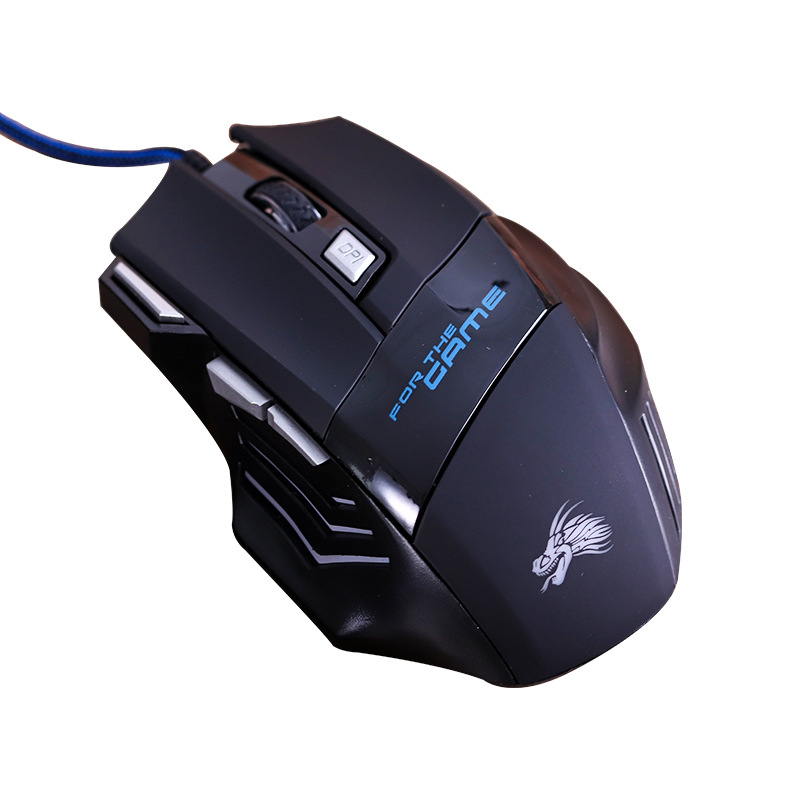 316 7 ключ Тираннозавр Рекс USB игры Фотоэлектрические Проводной мыши красочные дыхание свет едят курица рука плавать мышь