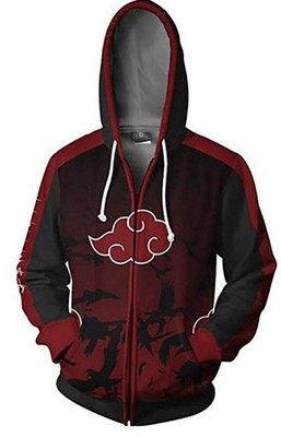 Naruto COS Xiao organization sweater yuzhibo skunk 3d pullover cardigan cosplay anime clothing