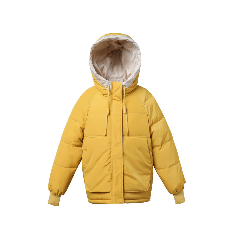 Hooded Short 2021 Winter New European and American Casual Down Cotton Coat Women's Foreign Trade Student Bread Coat Fashion
