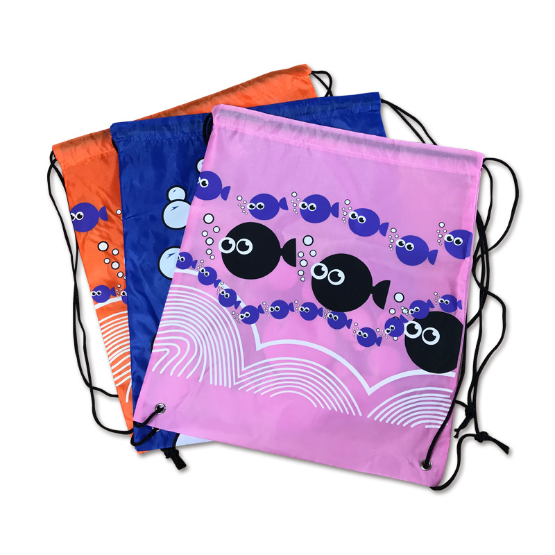 Drawstring Bag Clothes Outdoor Storage Bag Shoe Bag Beach Swimming Training Bundle Pocket Outdoor Small Fish Backpack