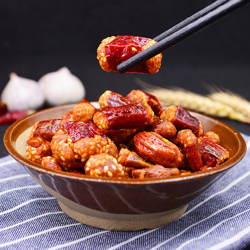 Chongqing specialty Youjun crispy pepper 200g chili crisp wine dish chili peanut crispy spicy crisp wholesale