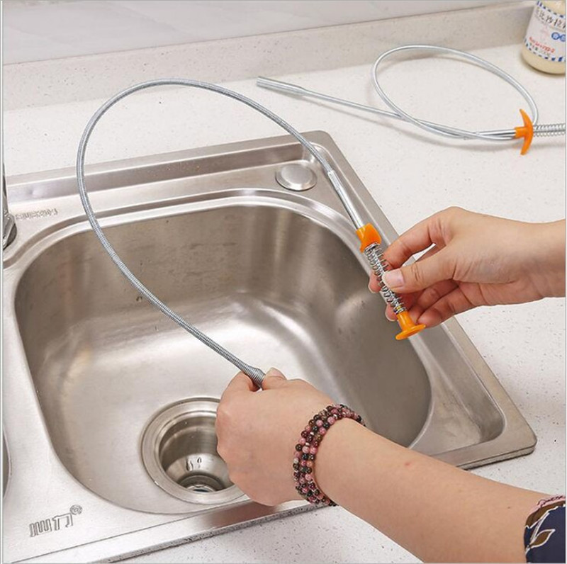 God Grasping Pipe Dredge Tool Can Bend Garbage Hair Hair Sewer Tightener Garbage Clip Tender