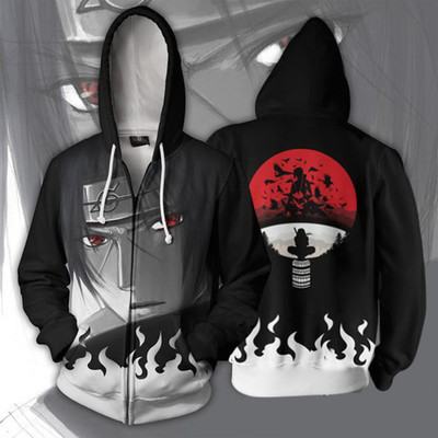 Naruto COS Xiao organization sweater yuzhibo skunk 3d pullover cardigan cosplay anime clothing