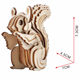 Cute Cartoon Animal Diy Building Blocks Stereo Puzzle Children's Handmade Wooden Assembled Model Stall Toy