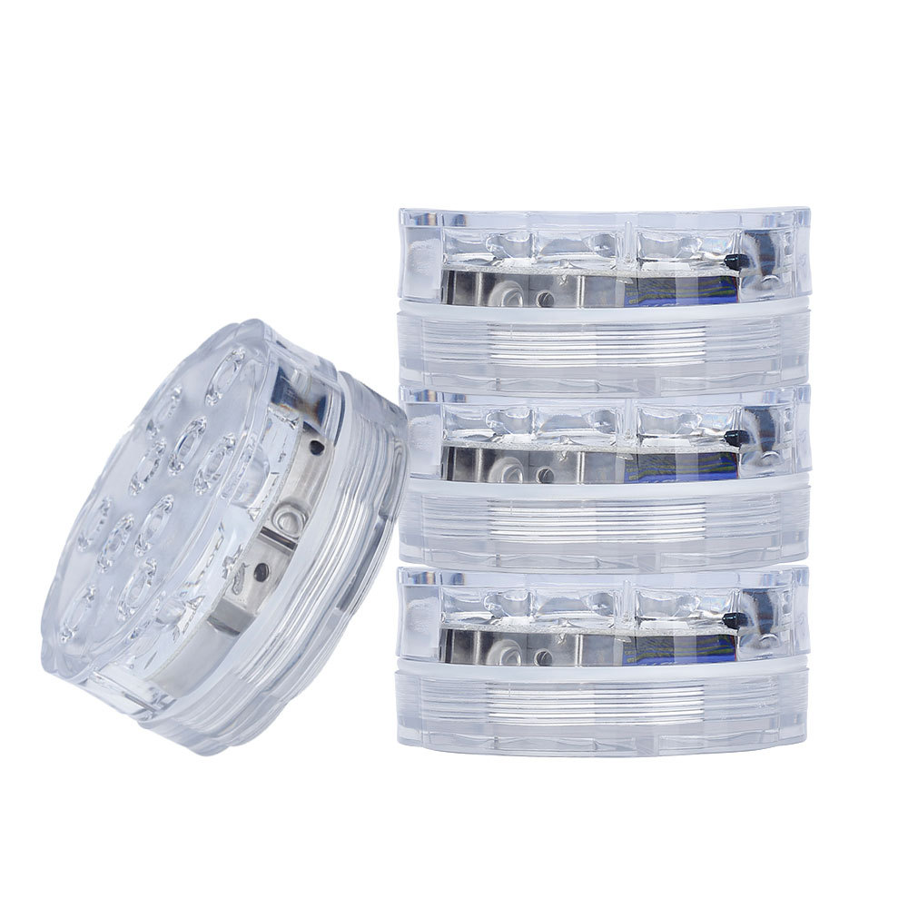 Cross-border explosions RGB remote control diving light aquarium fish tank decorative swimming pool light colorful led waterproof underwater light