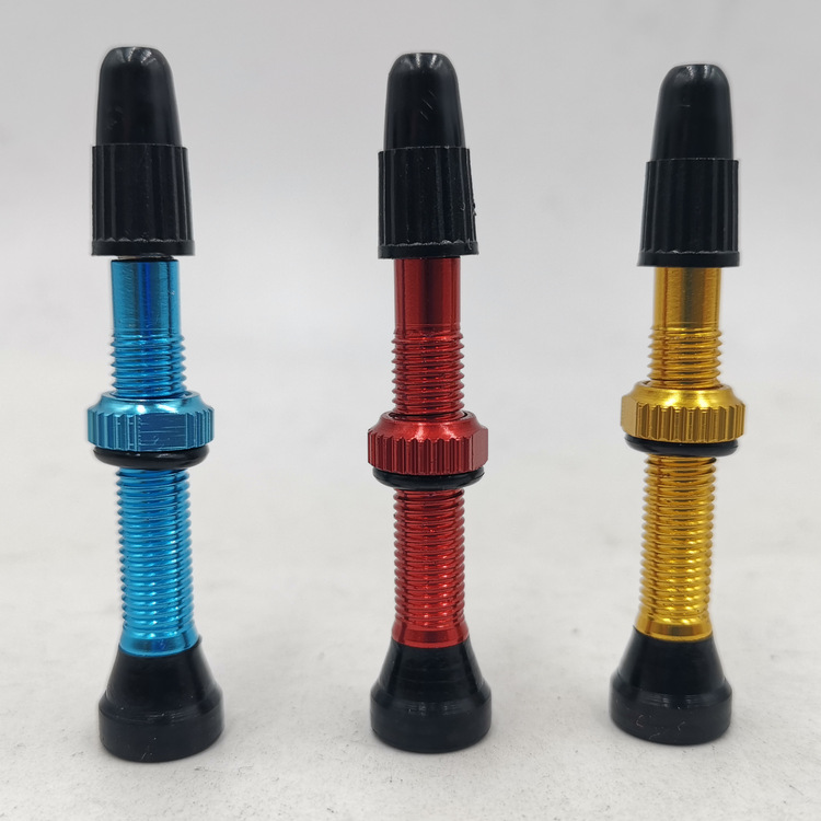 Mountain Bike Vacuum Air Nozzle French Valve Aluminum Alloy Vacuum Air Nozzle Tubeless French Air Nozzle