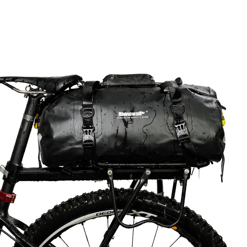 Rhinowalk 防水多機能自転車トップバッグリアラックキャリア 20l フィットネス屋外旅行バッグ耐久性のあるオックスフォード素材|undefined