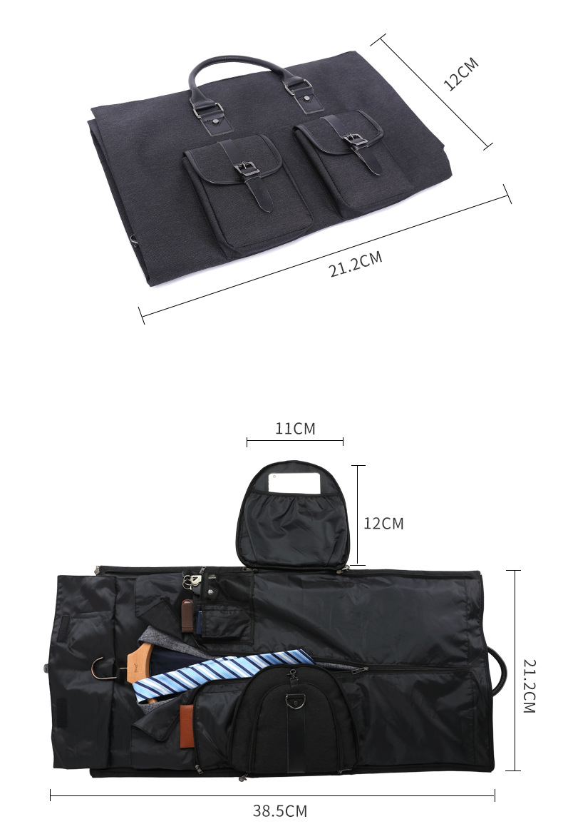 A new travel bag outdoor sports fitness bag portable large capacity storage bag folding luggage bag