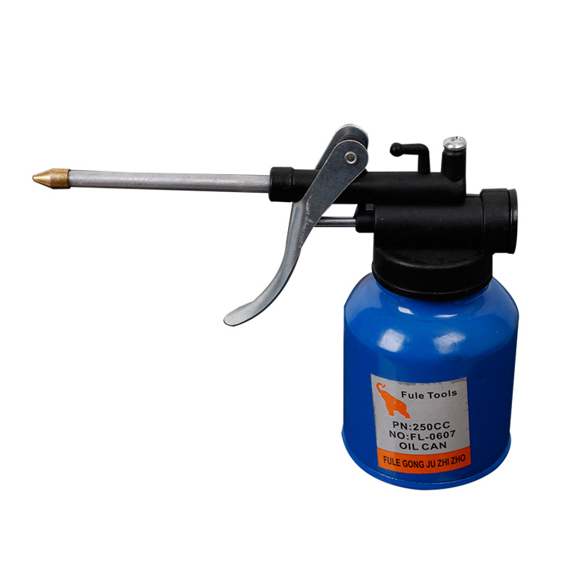 Factory supply oil pot boutique manual oil pot high pressure oil gun metal bottle body 250g copper mouth oil pot