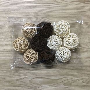 Independence Day Rattan Ball 3 Color Mixed Dark Blue + Big Red + White Rattan Ornaments