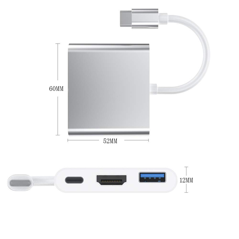 Type-c-hdmiアダプタノートUSBハブswithコンバータ携帯電話type拡張ドック|undefined
