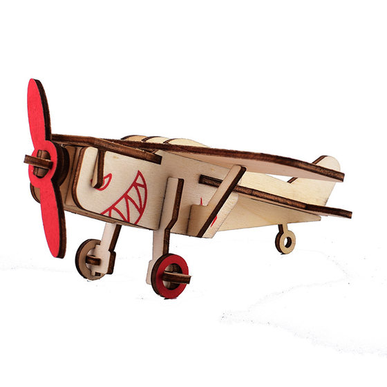 Cute Cartoon Animal Diy Building Blocks Stereo Puzzle Children's Handmade Wooden Assembled Model Stall Toy