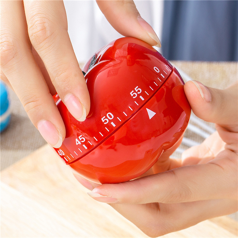 Tomato time management reminder for students to do homework and brush their teeth desktop machine cute creative and practical