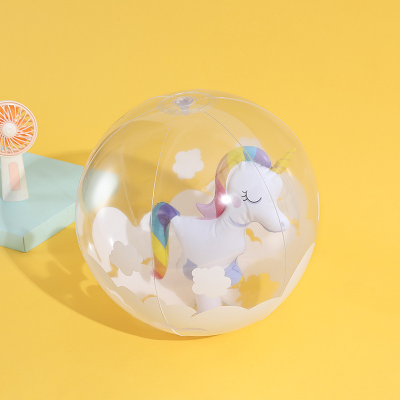 In stock supply ins Internet celebrity ball inflatable unicorn Flamingo Beach ball watermelon orange toy ball
