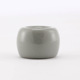 Unprinted gray toothbrush holder
