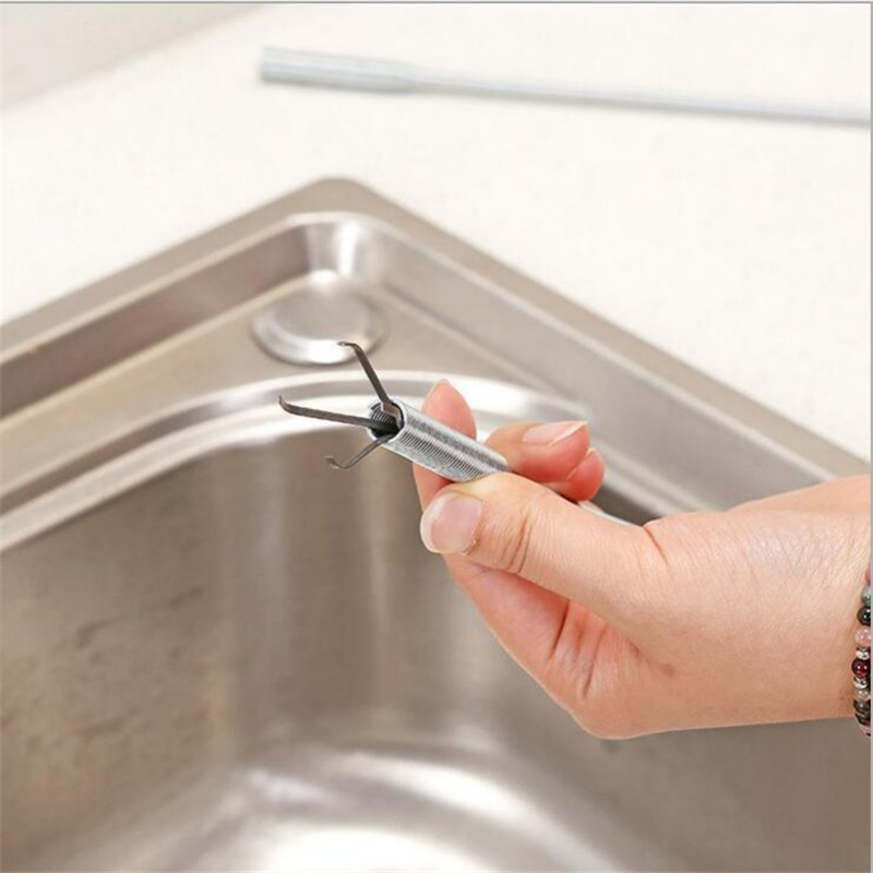 God Grasping Pipe Dredge Tool Can Bend Garbage Hair Hair Sewer Tightener Garbage Clip Tender