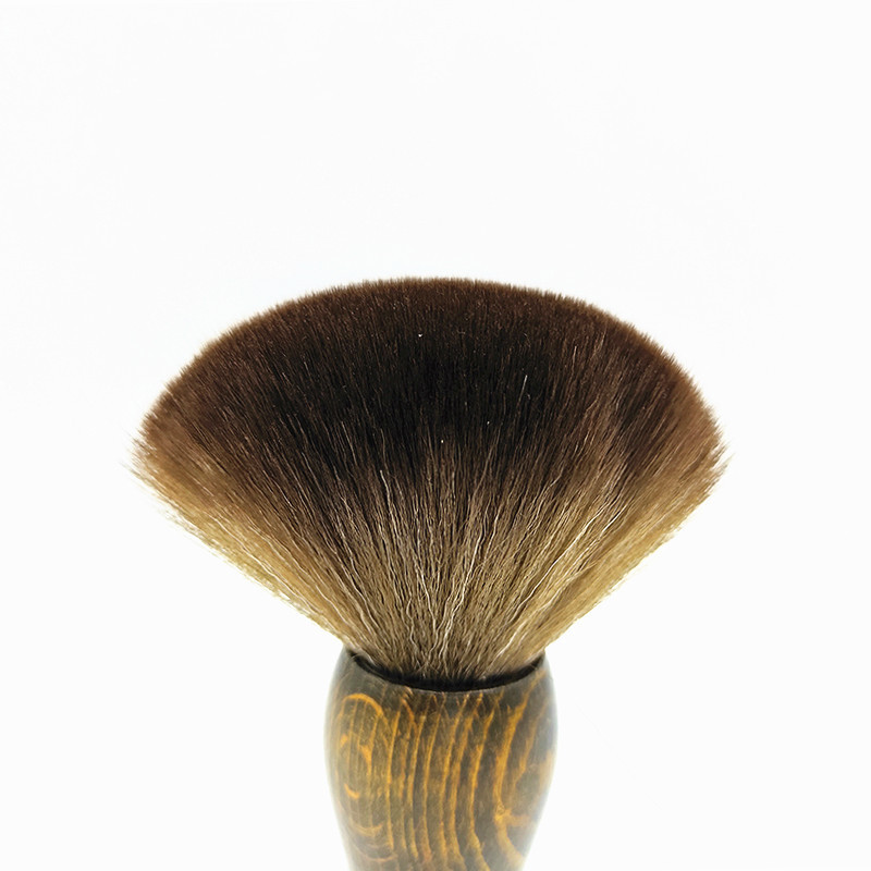 Barber shop hair brush solid wood soft hair brush neck brush hair broken hair brush bangs soft hair Zen hair fiber brush