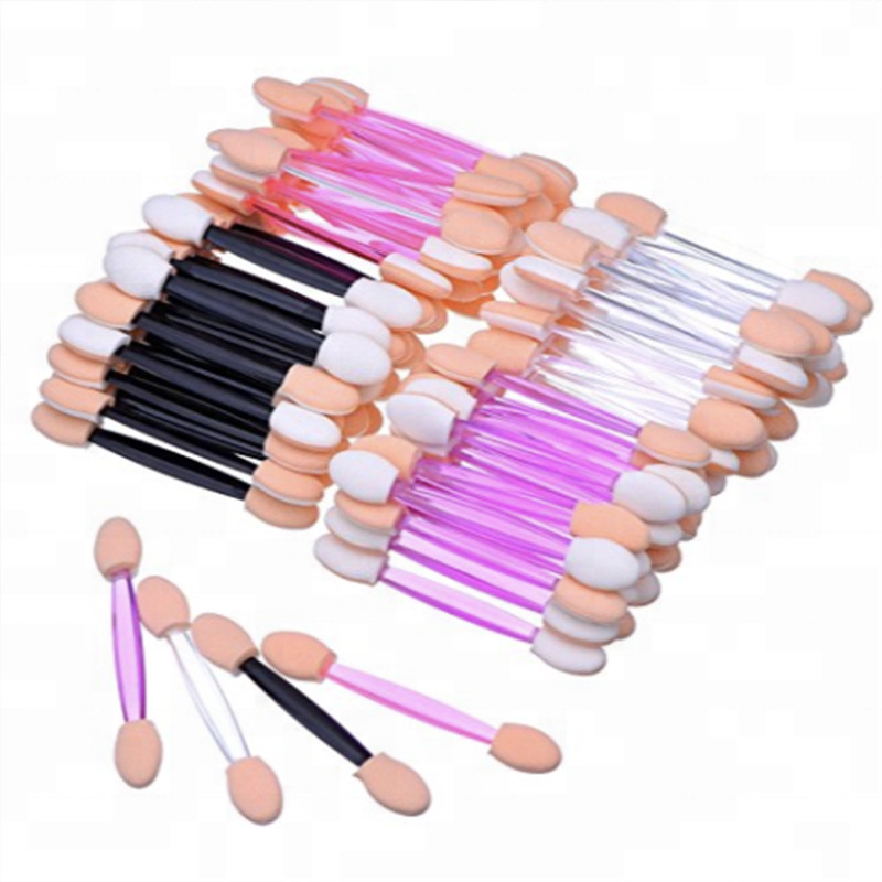 Factory sales 10 bags 5.5/6.5/7.5cm double-headed latex sponge eyeshadow stick manicure eye smudges makeup