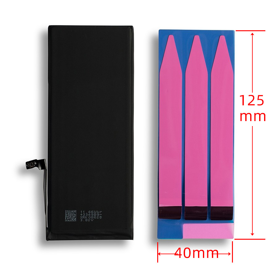 Cut short compact battery back sticker easy to pull glue seamless battery glue suitable for Apple 5S/6g/6SPlus/7p/8p