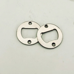 Thickened Bottle Opener Accessories Round Iron Fixed Wall-mounted Wine Opener Refrigerator Magnet Wall-mounted Bottle Opener Hardware