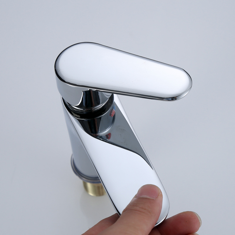 Morning Dew faucet brass household hot and cold single hole wash basin faucet toilet wash basin under counter basin faucet