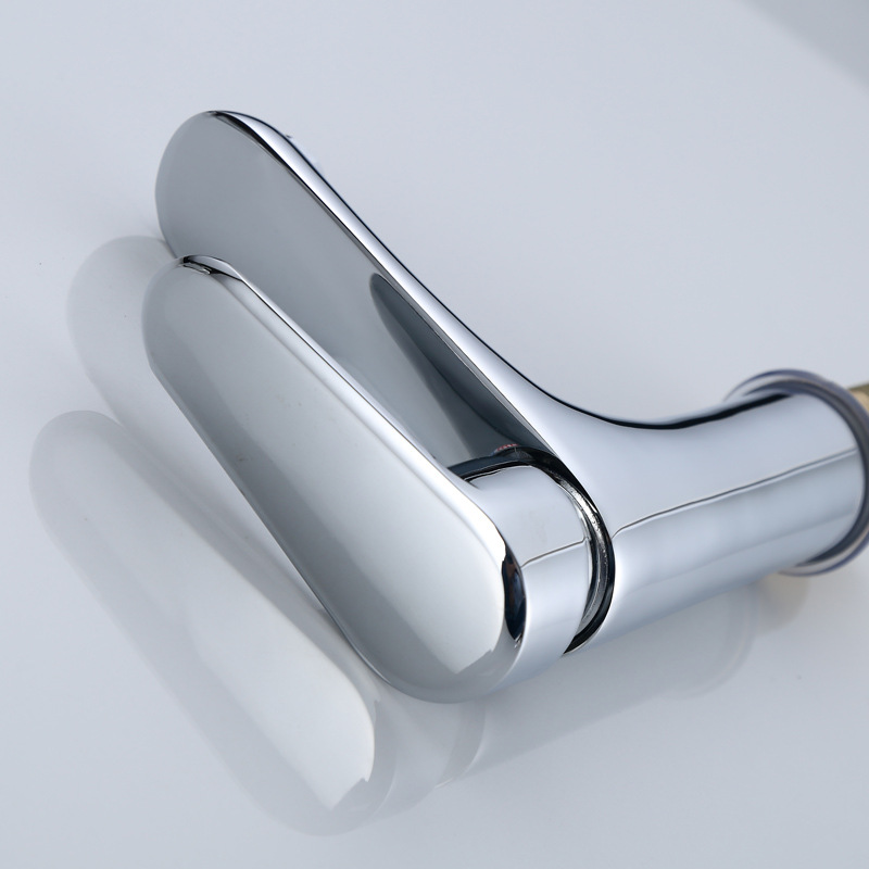 Morning Dew faucet brass household hot and cold single hole wash basin faucet toilet wash basin under counter basin faucet