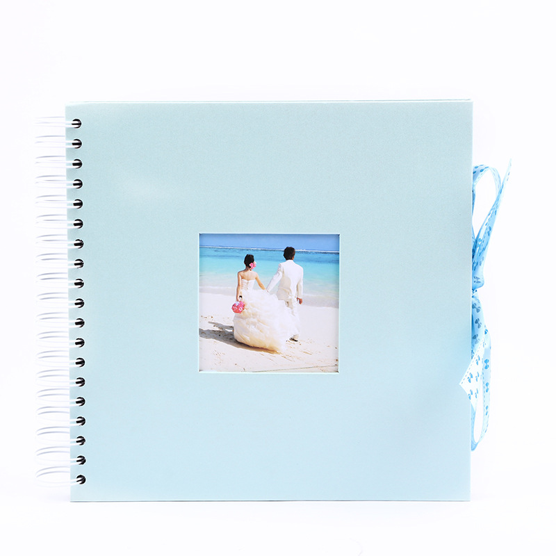 Factory direct 10 inch special paper window photo album scrapbook creative bow DIY photo album Graduation Album