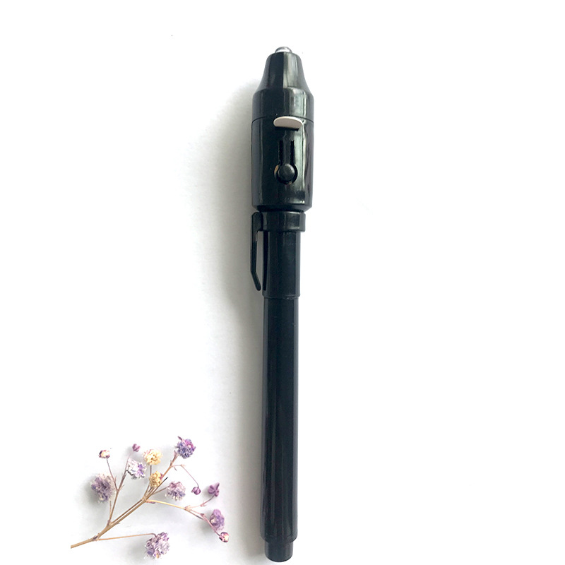 Big head invisible lamp pen uv ultraviolet pen toy pen money detector pen