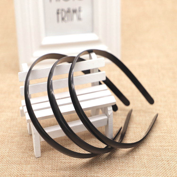 New thickened ABS material headband plastic accessories hairpin hairband width 1CM toothless outer arc hairpin