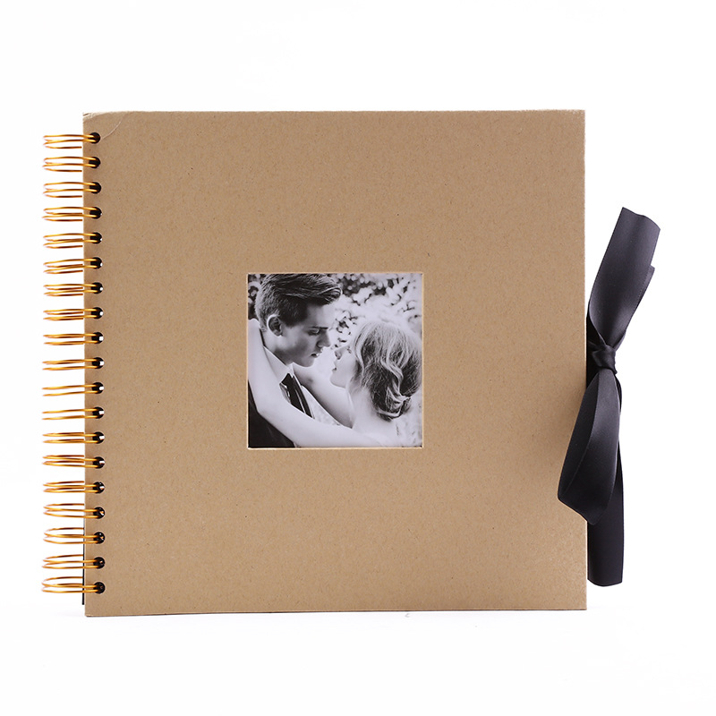 Factory direct 10 inch special paper window photo album scrapbook creative bow DIY photo album Graduation Album