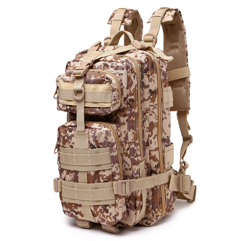 3p Tactical Attack Backpack Outdoor Field Assault Multifunctional Sports Backpack College Student Schoolbag