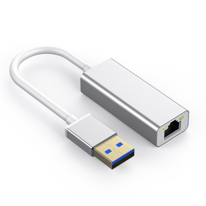 Usb3.0 ギガビットイーサネットアダプタ Usb3.0 Rj45 アルミ合金 Rtl8153 高速データ転送耐久性のあるネットワークカード|undefined